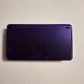 Nintendo 3DS Midnight Purple Portable Gaming Console W/ Charger Tested Working