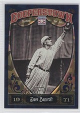 2013 Panini Cooperstown Collection Blue Crystal Shard /499 Dave Bancroft HOF 0x5