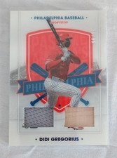 2021 Panini America's Pastime Dual Swatches Didi Gregorius #14 Blue 96/99