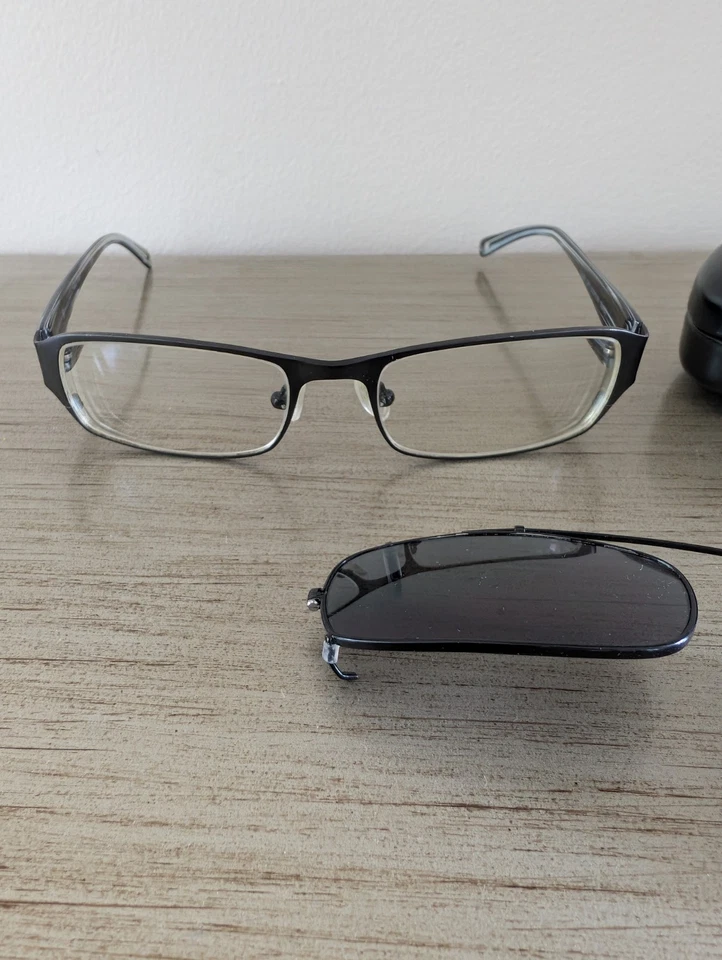 Óculos Freudenhaus titânio 52-17 135 Hamilton cinza Munique Alemanha  - Imagem 3 de 4