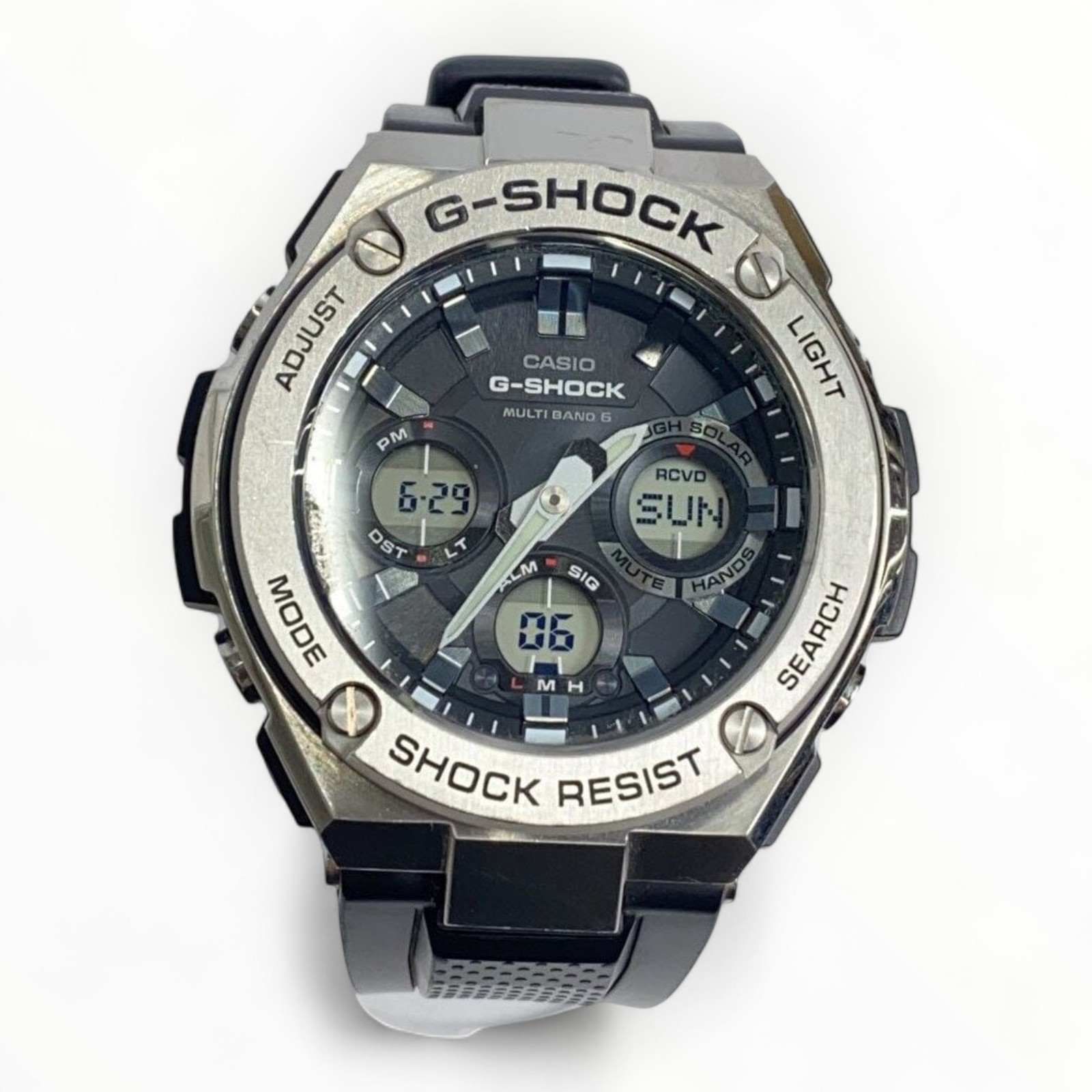 CASIO Solar Ana-Digi Silver Watch for Men 1.77