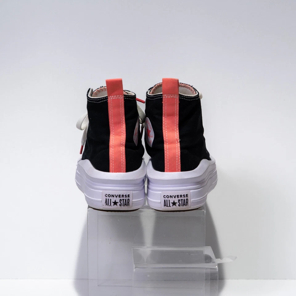 Converse Chuck Taylor Size 4 All Star Move Youth Girls Platform Sneakers  Black - Image 4 of 4