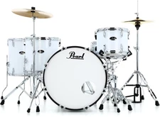 Pearl Roadshow RS525WFC/C 5-piece Complete Drum Set with Cymbals - Pure White