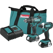 Makita CT225SYX 18V LXT Brushed Li-Ion 2-Tool Combo Kit (1.5 Ah) New