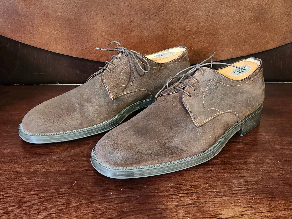 Oxford Santoni Suede Men display picture 3
