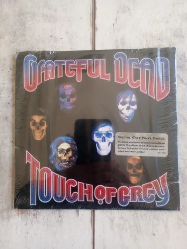 Grateful Dead, Touch Of Gre Sealed 45 RPM -7" Record with Double Sided Poster...