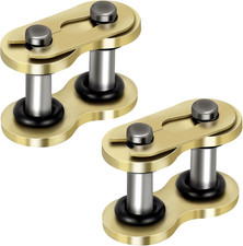  520 Chain Master Link 2 Pack, Gold 520 O-Ring Motorcycle Chain Connecting Link,