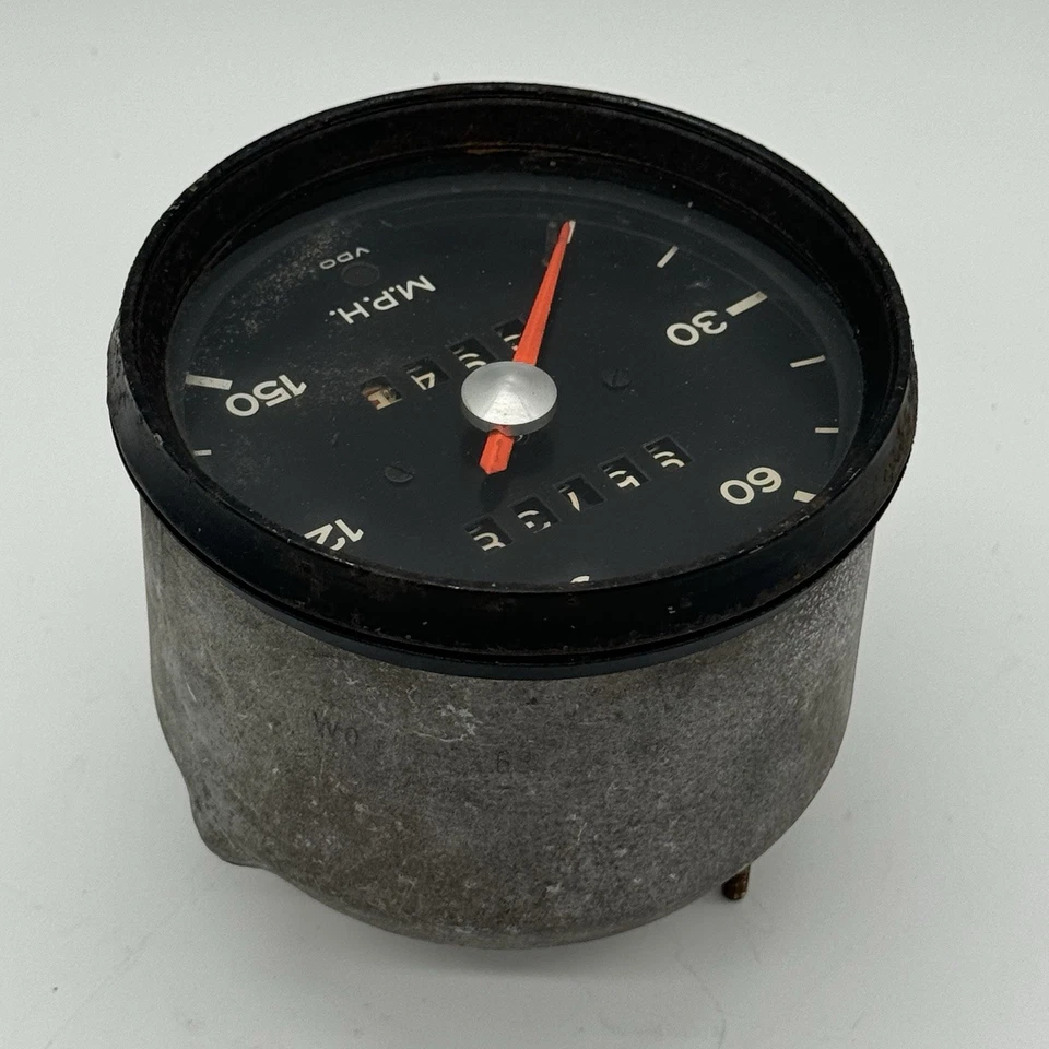 Porsche 911 1968-1969 velocímetro 150 MPH Speedo 901 741 102 13 Foto 3 de 4