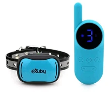 Exuby Tiny Shock Collar for Small Dogs 5-15 lbs with Blue Remote EXBTZ812