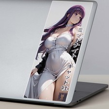 Mage Waifu 3x8 Vinyl Sticker Anime Manga Lewd Laptop Skateboard Car