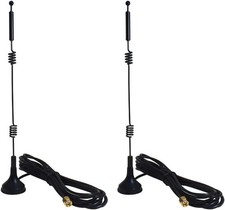 Dual Band Long Range WiFi Antenna 2-Pack , Eifagur 9dbi 2.4GHZ 5GHZ 5.8GHZ RP-S
