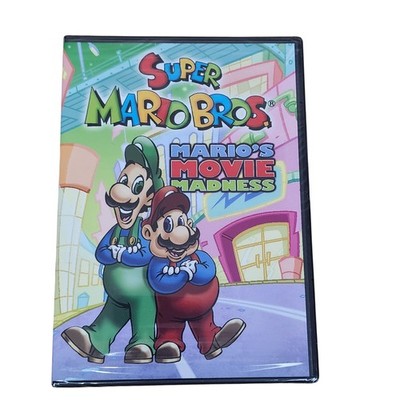 Super Mario Bros. Mario's Movie Madness DVD New Sealed