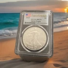 U.S. Mint 2025 American Silver Eagle $1 1 oz .999 Silver PCGS MS70 First Strike