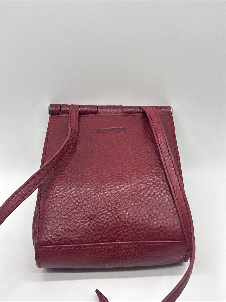 Vintage Ellington Red Leather Convertible Backpack Purse Ellington Red Patent Leather Tote Hobo Shoulder Bag  main image 4