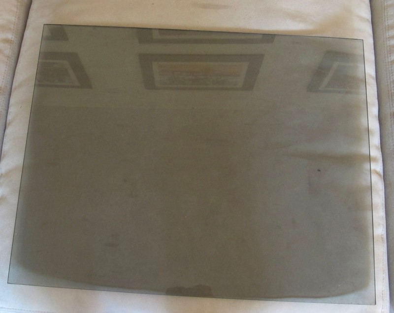 Vintage TV  Television Part Front Tinted Glass 1950's-1960's