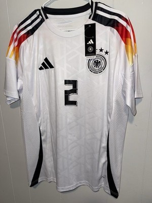 RUDIGER GERMANY TEAM JERSEY HOME FOOTBALL SOCCER SHIRT ADIDAS MEN'S L NWT