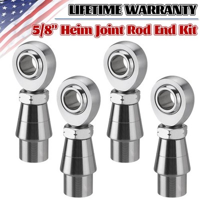 5/8'' Heim Joints Rod End Suspension Kit, 750'' Chromoly Left &Right Hand Thread