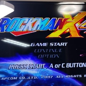 Rockman X4 Sega Saturn Game, Tested, Complete, Retro Collectible
