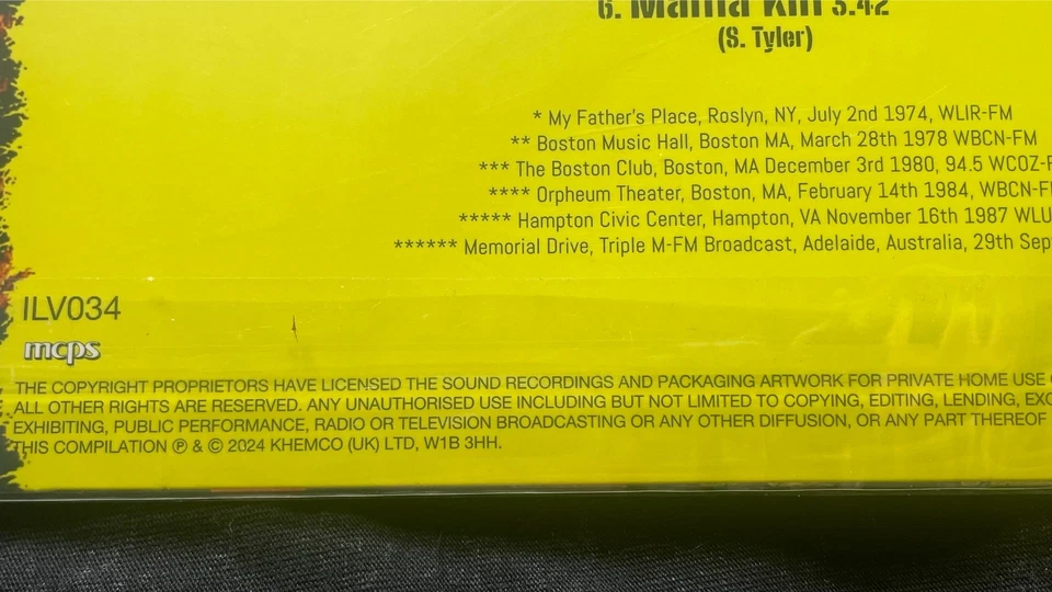 AEROSMITH - Greatest Hits Live... Awesome & Rare Vinyl New & Sealed Mint - Image 2 of 4