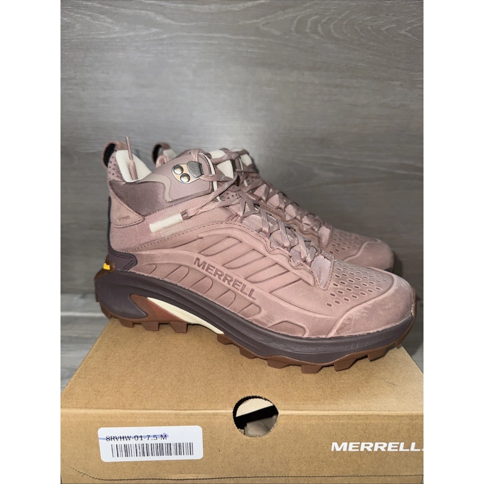 Merrell J038220 Moab Speed 2 LTR Mid Waterproof Hiking Boots Adobe Rose 11