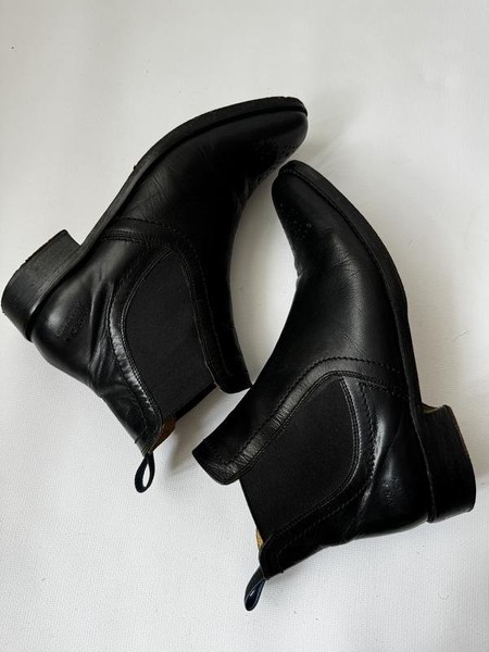 Women Melvin & Hamilton Boots Black Leather 38 #92MN