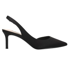 Nina Nina60 Pointed Toe Slingback Pumps Womens Black Dress Casual NINA60S-003