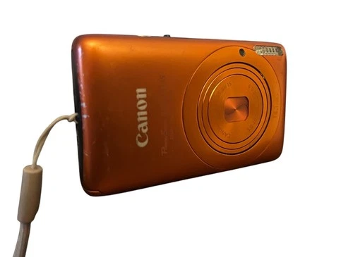 Canon IXY 400F PowerShot SD1400 IS Orange Digital Camera Tested Rare Y2K - product listing photo