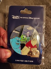 Disney D23 Exclusive Pixar 40th Anniversary Pin - MONSTERS INC LE 1000 
