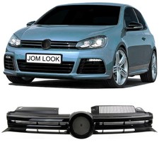 Kühlergrill Front Sport Grill Tuning Schwarz passend für VW Golf 6 VI 08-12