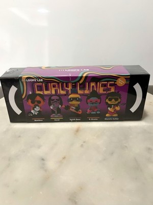 New Loops Lab Curly Lines NeoFunk Band DJ Interactive Figure Set