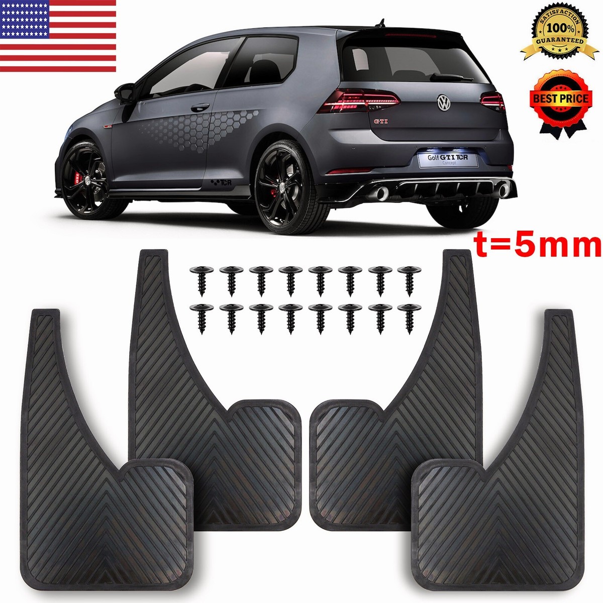 Rear Mud Flap Splash Guard For Ford Transit Mk6 Mk7 Mk8 (2000 Onwards) - Flat Bed Style-1121812