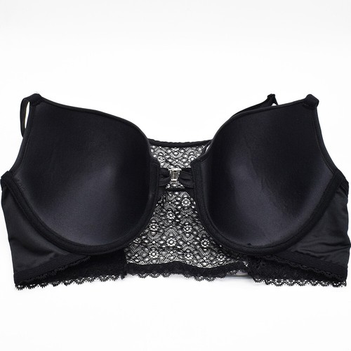 Encaje Racerback Sexy Sujetadores de mujer Hebilla delantera Brassiere Bralette ligeramente acolchado - Imagen 10 de 15