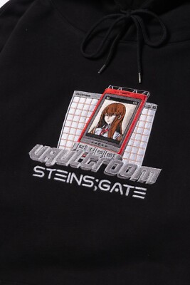 Vaultroom Steins Gate KURISU HOODIE BLACK Size XL | eBay