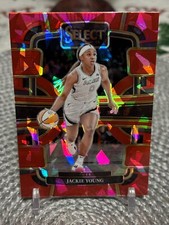 2024 Panini Select WNBA Concourse #38 Jackie Young (Red Ice Prizm) Aces