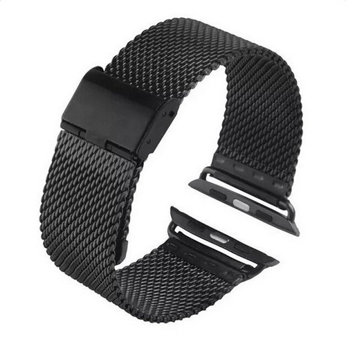 Correa de bucle milanés de acero inoxidable para Apple Watch Series 7 6 5 4 3 - Imagen 18 de 23