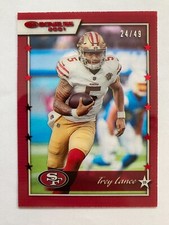 2021 Panini Clearly Donruss TREY LANCE Rookie RETRO 2001 #01-18 RED #24/49 RC SP