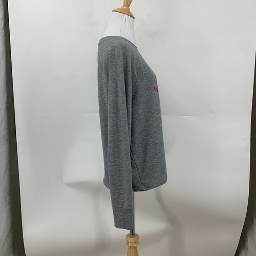 Juicy Couture Lightweight Sweatshirt Womens M Medium Leopard Logo Thumb Holes - Picture 6 of 12