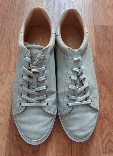 Esprit leichter Sneaker Damen Schuhe 38 taupe beige braun Freizeitschuh flach - Bild 2 von 4