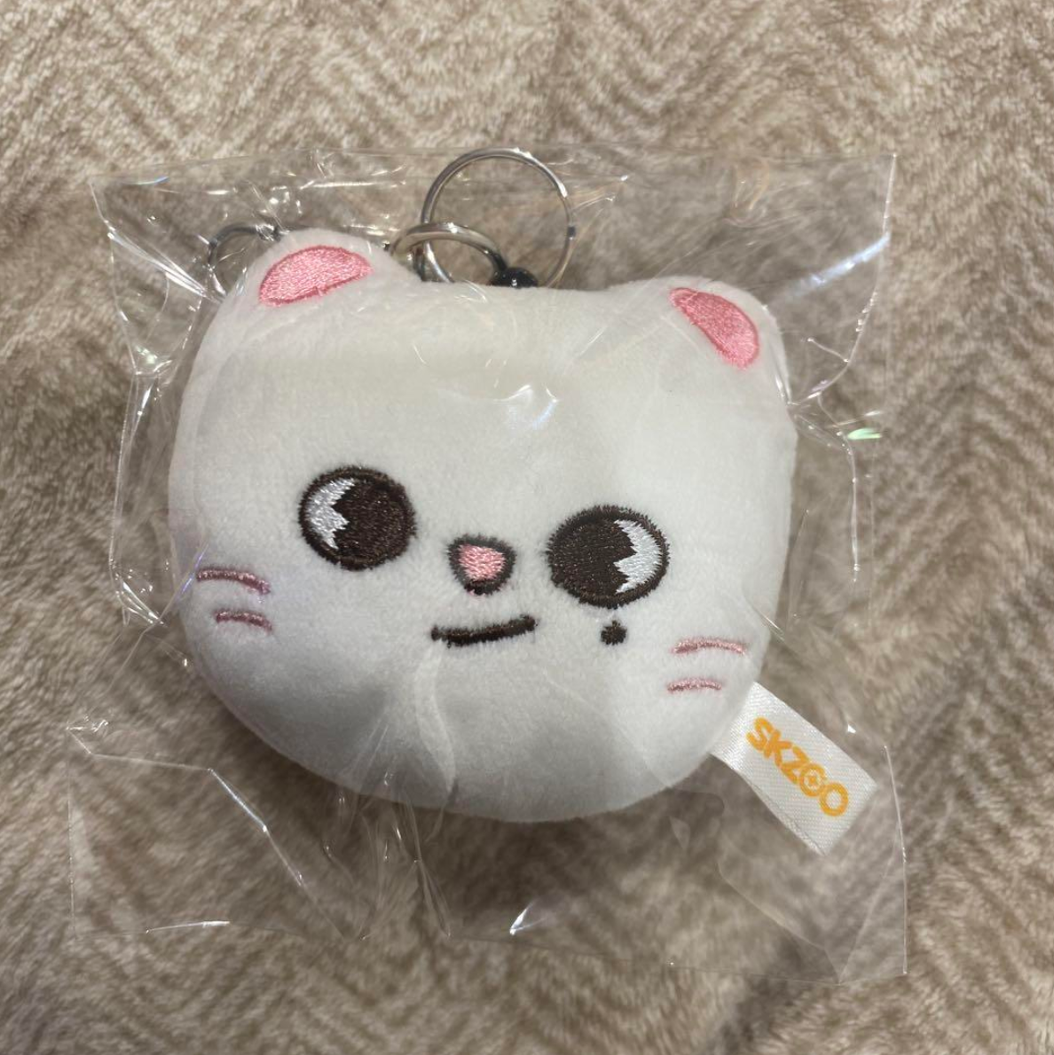Stray Kids Jiniret Hyunjin Mini Face Key Ring Plush Toy Skzoo