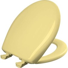 Bemis Classic Colors Slow Toilet Seat, Easy Clean Hinges  Durable Plastic Seat