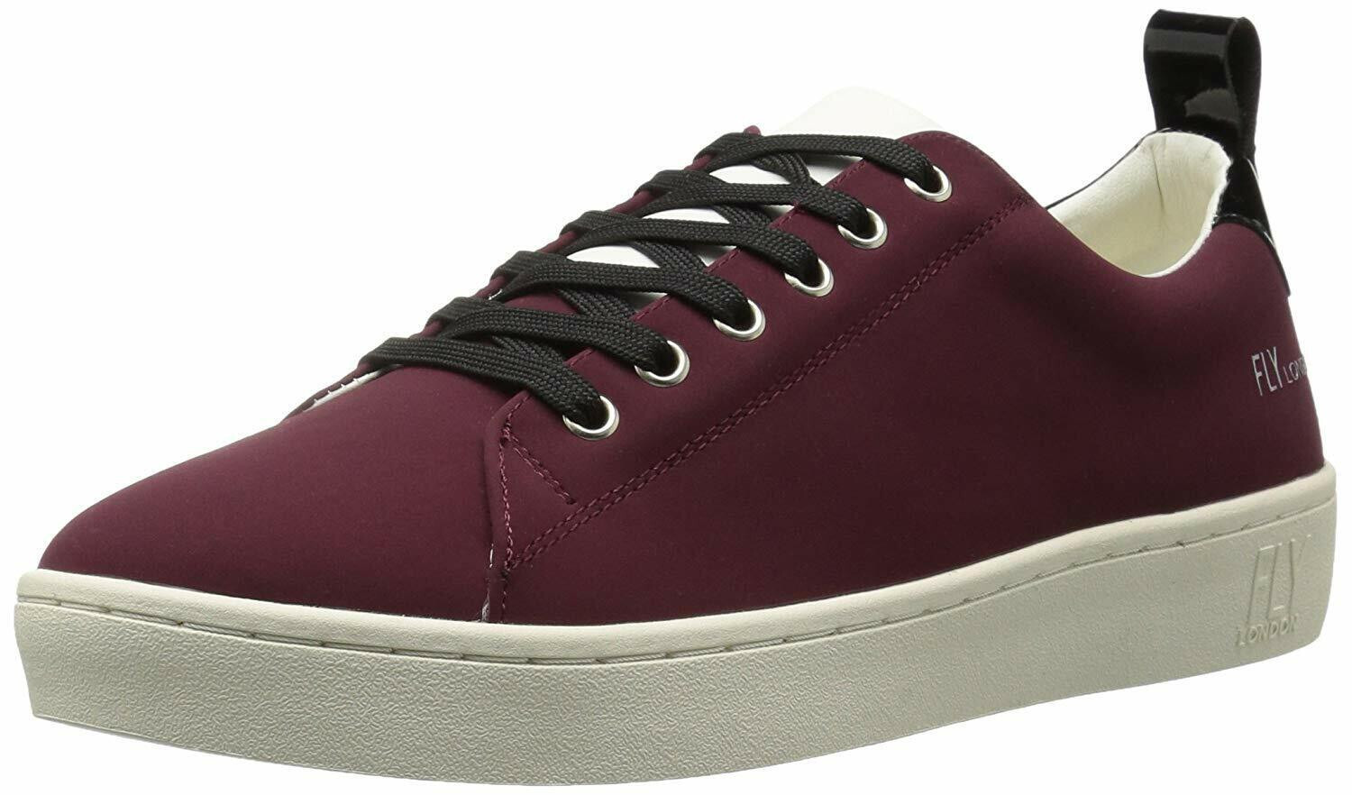 Кроссовки на шнуровке из нубука FLY London - Maco Bordeaux EU 41