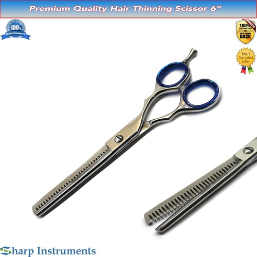 SHARP Edge Barber Scissors Hairdressing Shears Hair Cutting Salon Razor 6.0'' - Picture 17 of 23