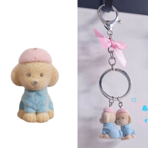 Cartoon Bear Duckling Broken Shell Chicken Dog Plush Pendant Jewelry - Picture 3 of 25