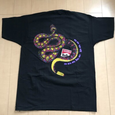 Deadstock Marlboro 90s T-Shirt L Snake Pass Pocket USA Made | eBay