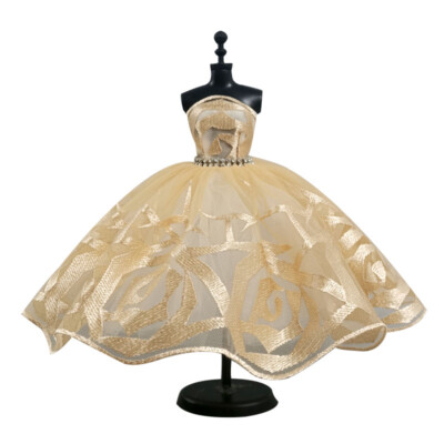 Light Yellow Fashion Tutu Dress For 11.5'' 1/6 Doll Outfits Party Dresses Clothes