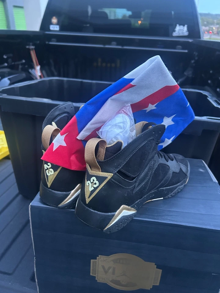 Talla 9.5 - Air Jordan 7/6 Retro Golden Moments Pack sin caja Foto 4 de 4