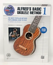 Alfred's Basic Ukulele Method 1 By Manus/Harnsberger Includes DVD Online access