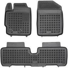 Gummi Rezaw-Plast Fußmatten für Toyota Yaris II 2005-2011 Gummi-Autoteppich-Set