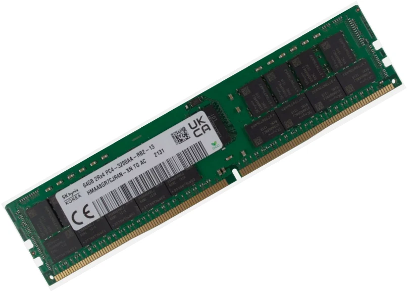 Hynix 64GB DDR4 3200MHz ECC REG HMAA8GR7AJR4N-XN RDIMM Server Workstation RAM
