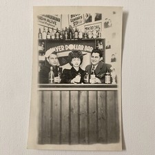 Antique RPPC Real Photograph Postcard Silver Dollar Bar Novelty Naughty Sailor